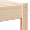 vidaXL Bedframe Bruin 225,5 x 165,5 x 69,5 cm Massief Vurenhout