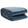 vidaXL Zwembadfolie solar drijvend 732x366 cm PE zwart en blauw