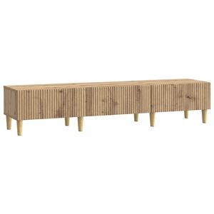 vidaXL TV-kast 147 x 34,5 x 30 cm Artisanaal eiken Bewerkt hout
