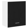 vidaXL Hangkast Lyon 2 pcs Zwart Eiken 50 x 31 x 60 cm Bewerkt hout