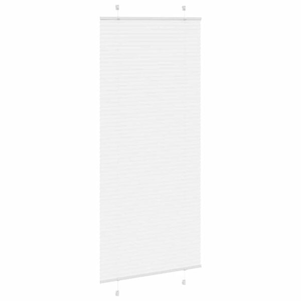 vidaXL Pliss&eacute; rolgordijn 85x200 cm stofbreedte 84,4 cm polyester wit