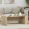 vidaXL Salontafel Sonoma Eiken 95 x 50 x 34 cm Bewerkt hout