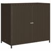 vidaXL Tuinkast 83x45x76 cm poly rattan bruin