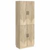 vidaXL Kastenset 2 st Sonoma Eiken Bewerkt hout