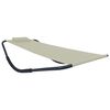 vidaXL Tuinbed 200x90 cm staal cr&egrave;me
