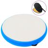 vidaXL Gymnastiekmat met pomp opblaasbaar 100x100x15 cm PVC blauw