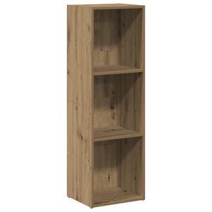 vidaXL Boekenkast 36x30x114 cm bewerkt hout artisanaal eikenkleur