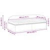 vidaXL Hoekbedframe met Matras met hoofdeinde 2 pcs Lichtgrijs Fluweel