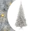 vidaXL Kerstboom met 300 LED met standaard Zilver 210 cm PET