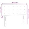 vidaXL Hoofdbord 80x5x78/88 cm fluweel roze