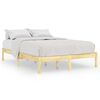 vidaXL Bedframe massief hout 135x190 cm