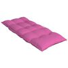 vidaXL Stoelkussens 2 st hoge rug oxford stof roze