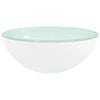 vidaXL Wasbak 30x12 cm gehard glas wit