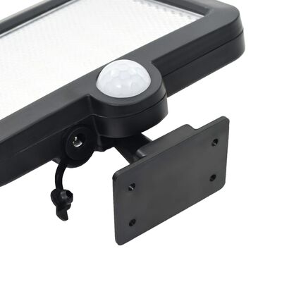 vidaXL Solarlamp met bewegingssensor en LED's wit