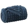 vidaXL Gooi Deken Marineblauw 270 x 240 cm 1.66 kg Fleece