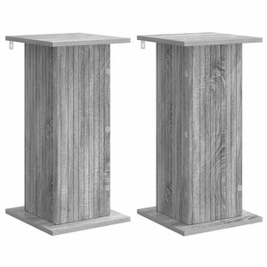 vidaXL Plantenstandaard 2 pcs Grijs sonoma 30,5 x 30 x 60,5 cm