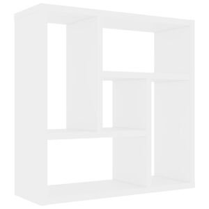 vidaXL Wandschap 45,1x16x45,1 cm bewerkt hout wit