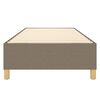 vidaXL Boxspring bed 80x200 cm stof taupe