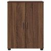vidaXL Badkamer Kast Bruin Eiken 60 x 35 x 80 cm Bewerkt hout & Metaal