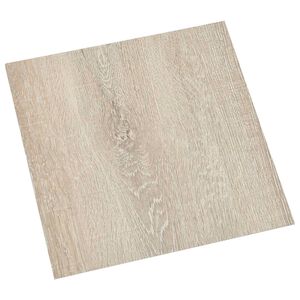 vidaXL Vloerplanken Beige 5,11 m&sup2; 55 st PVC