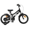vidaXL Kinderfiets 14 Inch voor 3-5 jaar oud Zwart