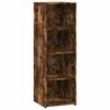vidaXL Hoge kast 40x41x124 cm bewerkt hout gerookt eikenkleurig
