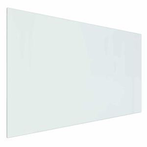 vidaXL Vuurplaats Glazen Plaat Transparant 100 x 60 cm Glas