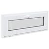 vidaXL Kelderraam RISOR 100 x 40 cm PVC en glas Wit