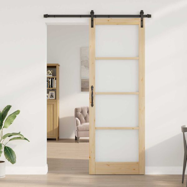 vidaXL Schuifdeur ORKDAL Naturel 83 x 232 cm