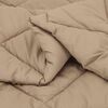 vidaXL Winter Dekbed Taupe 140 x 200 cm Microfiber