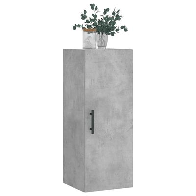 vidaXL Hangkast 34,5x34x90 cm betongrijs