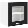 vidaXL Hangkast Zwart Eiken 40 x 31 x 40 cm Bewerkt hout