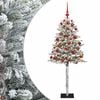 vidaXL Kunstkerstboom met Ballen 120 cm 150 LED's Warmwit