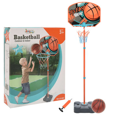 Tussendoortje supermarkt Overtreding vidaXL Basketbalset draagbaar verstelbaar 109-141 cm online kopen |  vidaXL.be