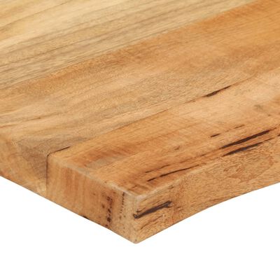 vidaXL Tafelblad met natuurlijke rand 140x60x3,8 cm massief mangohout