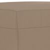 vidaXL Voetenbank 70x55x41 cm kunstleer cappuccino