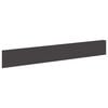 vidaXL Gazonrand 10 st 100 x 15 cm Staal Zwart