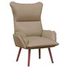 vidaXL Fauteuil Cappuccino 69 x 74 x 93 cm Kunstleer