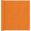vidaXL Balkon Scherm 110 x 500 cm Oxford Stof Rechthoekig Oranje
