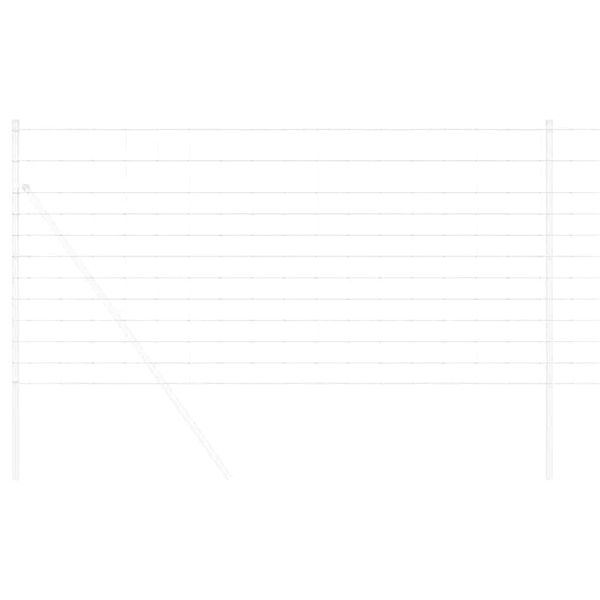 vidaXL Weidehekwerk Zilver 50 x 1.2 m Gegalvaniseerd staal