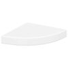 vidaXL Hoekschap zwevend 25x25x3,8 cm MDF wit