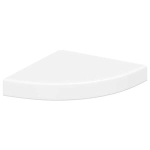 vidaXL Hoekschap zwevend 25x25x3,8 cm MDF wit