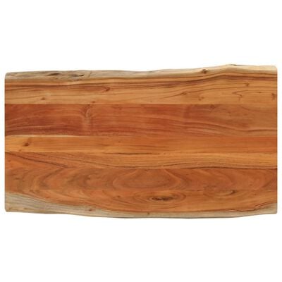 vidaXL Tafelblad rechthoekig natuurlijke rand 110x60x3,8 cm acaciahout