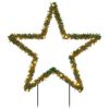 vidaXL Kerstverlichting met ster 115 LED's 85 cm