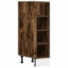vidaXL Onderkast Riga 20x44,5x81,5 cm bewerkt hout gerookt eikenkleurig