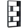 vidaXL Boekenkast/kamerscherm 80x24x159 cm hoogglans zwart
