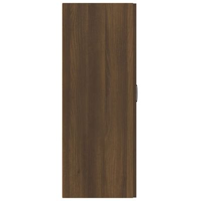 vidaXL Hangkast 69,5x34x90 cm bewerkt hout bruin eikenkleur