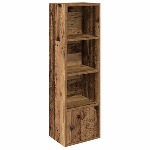 vidaXL Boekenkast 31x24x102 cm bewerkt hout oud houtkleurig
