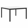 vidaXL Salontafel Wit 80 x 80 x 45 cm Massief grenenhout