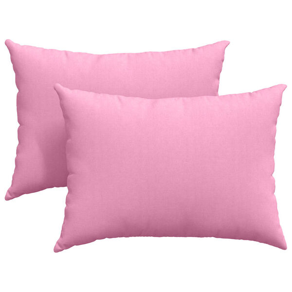 vidaXL Sofa Kussens 2 stuks Roze 70 x 50 cm Stof